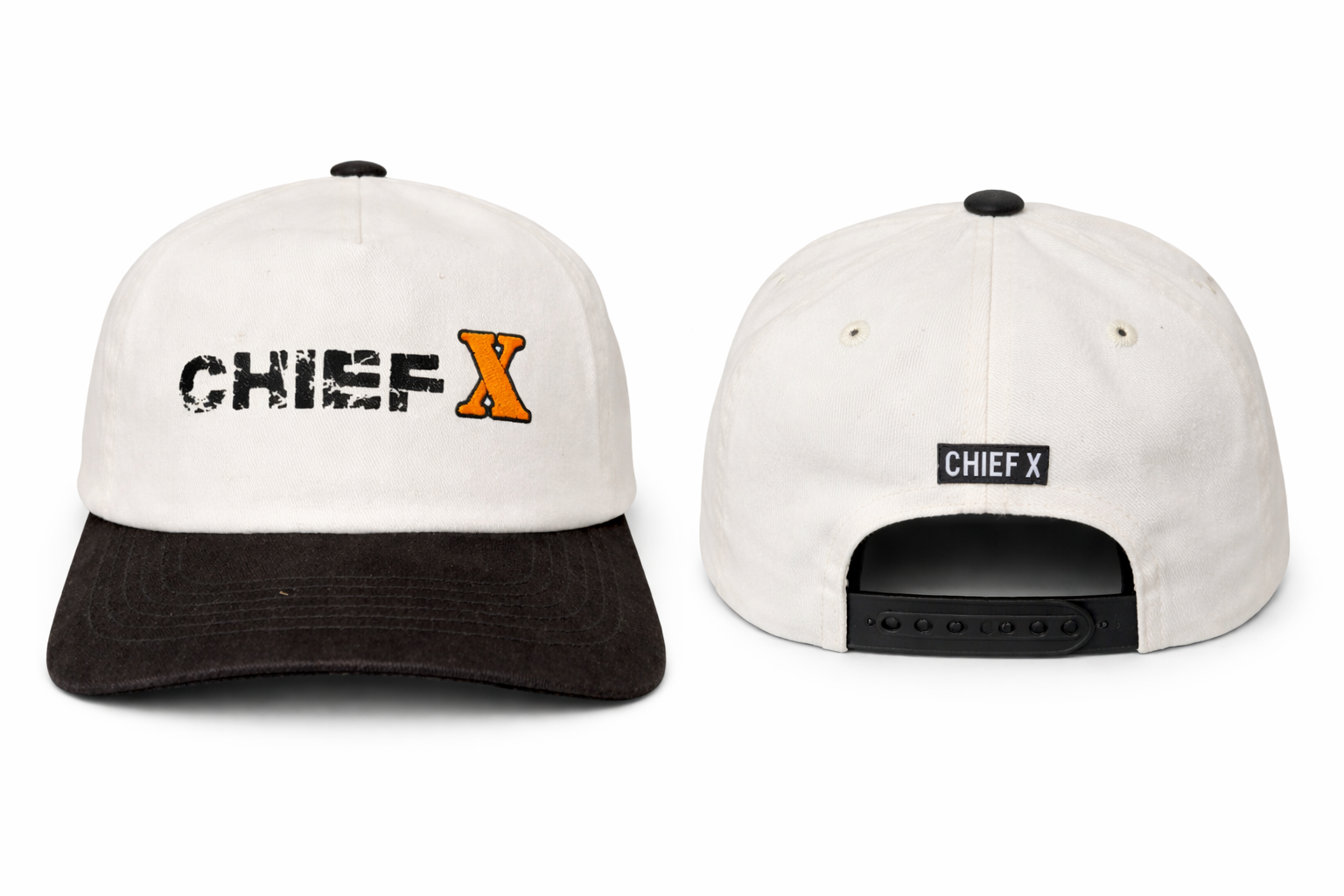 Chief X: Hat – Distressed Logo w/ Chenille X